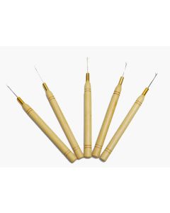 5pcs Wooden Needle For Human Hair Extensions